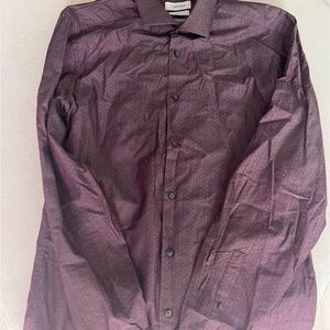 Calvin Klein Men's Purple Shirt